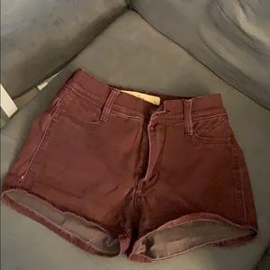 Hollister high waisted shorts